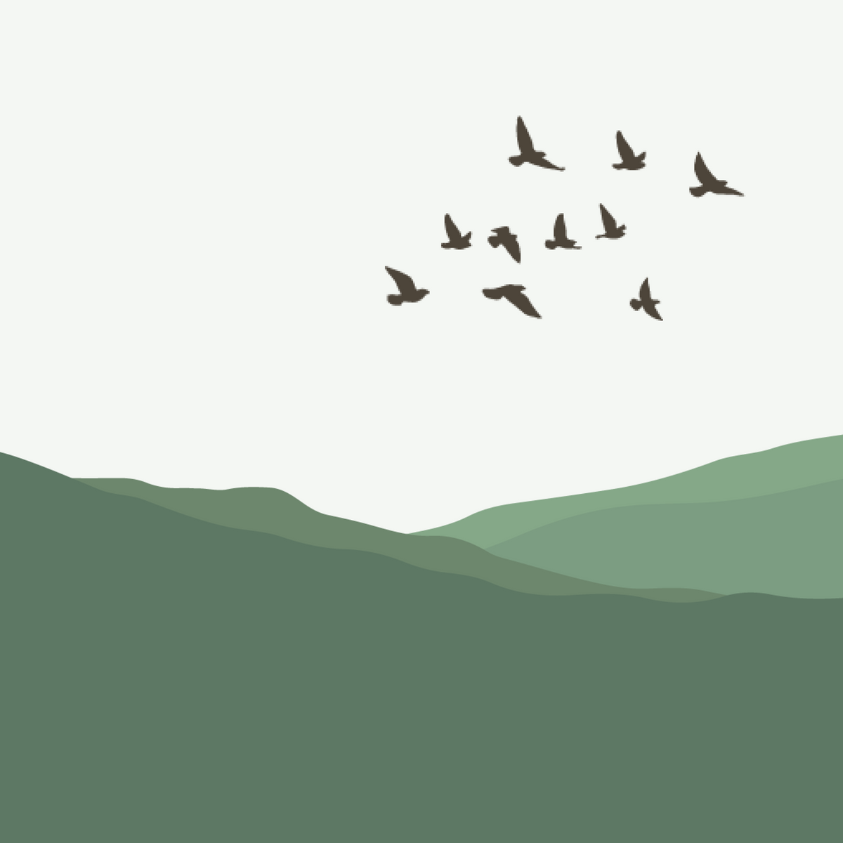 Abstract Landschap